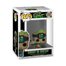 Funko Pop! Marvel: I Am Groot, Groot in Onesie with Book