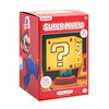 Lampara Paladone Super Mario Icon Lamp with Three Brightness Settings and Auto Shut Off, Nintendo Merchandise