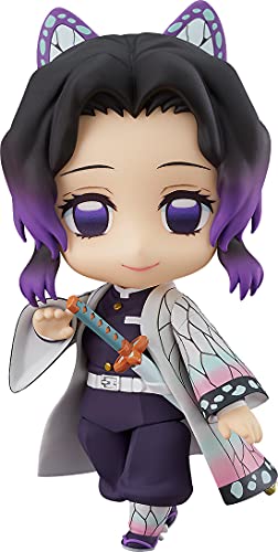 Good Smile Demon Slayer: Kimetsu no Yaiba Shinobu Kocho Nendoroid Action Figure, Multicolor