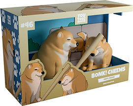 Bonk Cheems Figura de Vinilo, Figura de Vinilo Cheems de 3.5 Pulgadas, Linda colección de Memes Youtooz basada en Memes de Internet