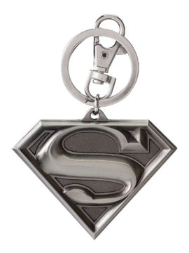 Llavero DC Superman Logo Plateado