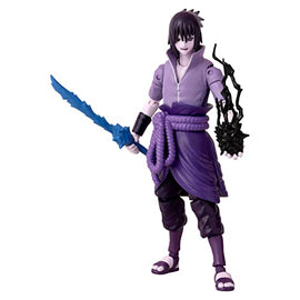 Figura Articulada Anime Heroes - Naruto - Figura de acción de Uchiha Sasuke con Rinnegan / Mangekyo Sharingan