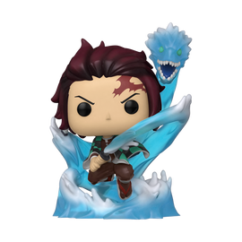 Funko Pop Animation: Demon Slayer - Tanjiro con Dragon Exclusivo #873