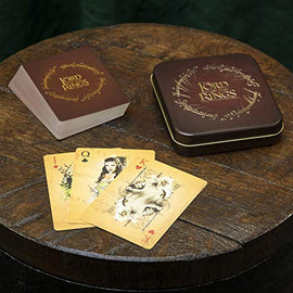 Juego de Cartas The Lord of The Rings Cubierta de Metal