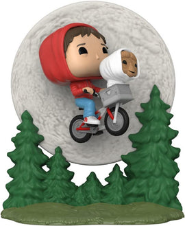 Funko Pop! Moment: E.T. The Extra-Terrestrial - Elliot and E.T. Flying (Glow in The Dark), Multicolor, 50769