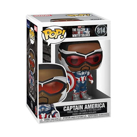 Funko Pop! Marvel: Falcon and The Winter Soldier - Captain America (Sam Wilson)