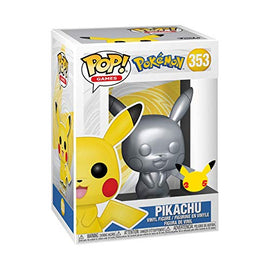 Funko Pop! Games: Pokemon - Pikachu, Metallic Silver