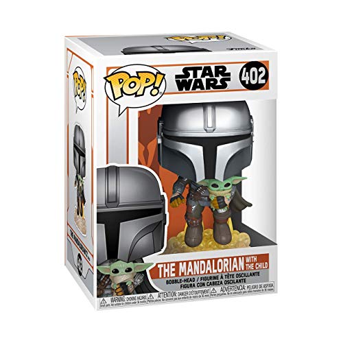 Funko Pop! Star Wars: The Mandalorian - Mandalorian Flying with The Child
