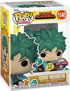 Funko Pop Izuku Midoriya 1140 Special Edition My Hero Academia Glow In The Dark