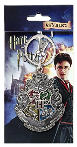 HARRY POTTER Hogwarts Escudo  Peltre Llavero-