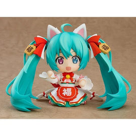 Good Smile Character Vocal Series 01: Hatsune Miku (Maneki Miku Ver.) Nendoroid Action Figure, Multicolor