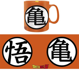 Kit De Regalo Taza  Dragon Ball Z Goku Symbol Color Naranja