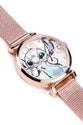 Disney Lilo and Stitch Gold Mesh ( Reloj ) Strap Wristwatch