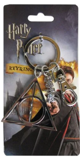 HARRY POTTER - Llavero de Peltre con diseño de Las Reliquias de la Muerte