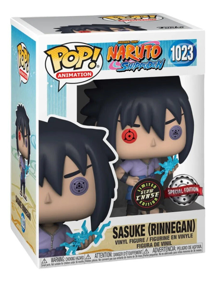 Funko Pop Animation: Naruto - Sasuke Uchiha Rinnegan Edición Especial (CHASE)