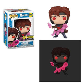 Pop Exclusive X-Men Gambit Glow-in-The-Dark Exclusivo EE