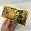 Boleto Dorado Plástico - PREMIUM - Conmemorativo Anime -Naruto