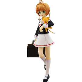 Figura Furyu 6.7" Cardcaptor Sakura Clear Card: Sakura Kinomoto Special Figure Series "Tomoeda Junior High School Uniform"