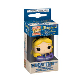 Funko Pop! Llavero  Disneyland 65th -Anniversary Alice in Tea cup !