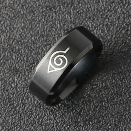 Anillo Nartuo Simbolo Aldea De La Hoja!