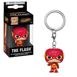 Funko - Pop! Keychain: The Flash - The Flash Figura Coleccionable, Keychain