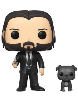 Funko Pop! Movies: John Wick - John in Black Suit with Dog Buddy