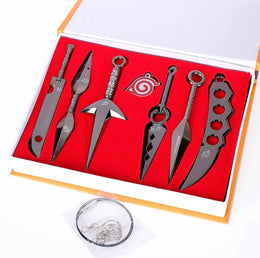 Naruto Set  7 pcs Metal