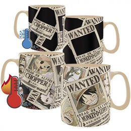 Taza Térmica One Piece Wanted -Set De Regalo