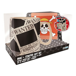 Taza Térmica One Piece Wanted -Set De Regalo