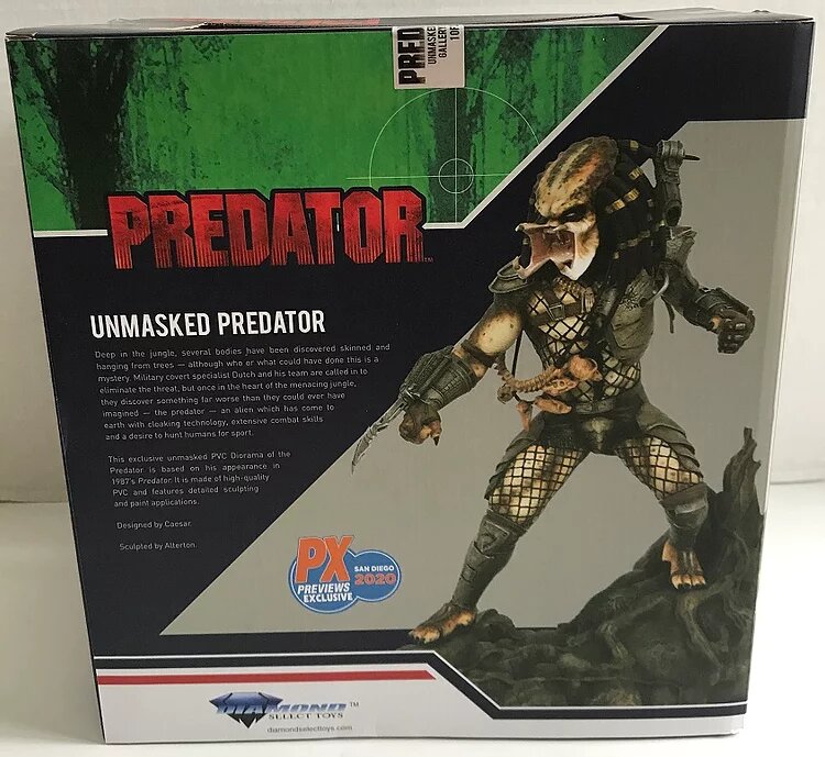 Predator Gallery Unmasked Statue SDCC 2020 Previews Exclusive - Figura ...