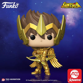 Funko Pop! Saint Seiya Sagittarius Seiya Gold Ae Exclusive