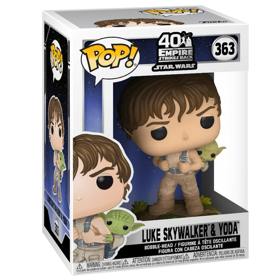 Funko Pop! Star Wars: Empire Strikes Back Training Luke with Yoda