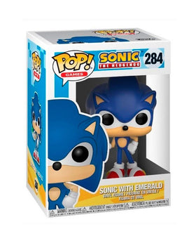 Funko Pop! Games: Sonic the Hedgehog - Sonic with Emerald