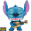 Funko pop! Lilo & Stitch Stitch with Ukulele Diamond Glitter ! Vinyl Figure - Entertainment Earth Exclusive