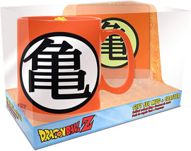 Kit De Regalo Taza  Dragon Ball Z Goku Symbol Color Naranja